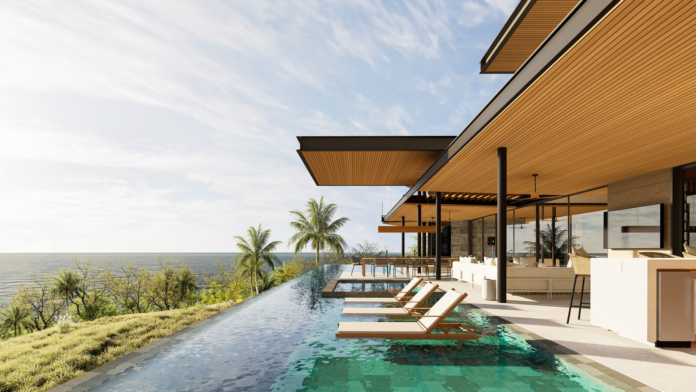 Lookout Villa — residential architecture, Guanacaste, Costa Rica